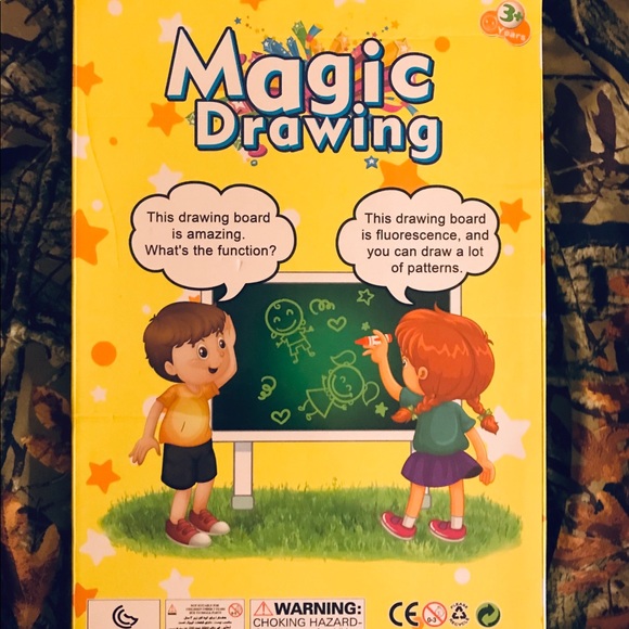 Fluorescent magic drawing board - Picture 2 of 12